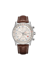 Breitling Navitimer Chronograph GMT 46 Ref. A24322121G1P1 Stainless Steel Silver Dial