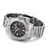 Breitling Avenger II GMT A32390111B1A1 Stainless Steel 43mm Volcano Black Dial