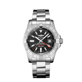 Breitling Avenger II GMT A32390111B1A1 Stainless Steel 43mm Volcano Black Dial