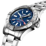 Breitling Avenger II GMT A32390111C1A1 Stainless Steel 43mm Mariner Blue Dial