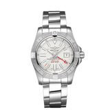Breitling Avenger II GMT A32390111G1A1 Stainless Steel 43mm Stratus Silver Dial