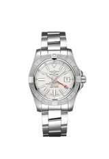Breitling Avenger II GMT A32390111G1A1 Stainless Steel 43mm Stratus Silver Dial