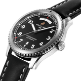 Breitling Aviator 8 Automatic Day & Date 41 Stainless Steel Black Dial A45330101B1X1