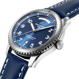 Breitling Aviator 8 Automatic Day & Date 41 Stainless Steel Blue Dial A45330101C1X5