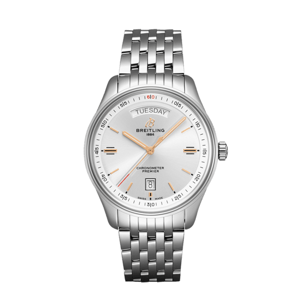 Breitling Premier Automatic Day & Date 40 Ref. A45340211G1A1 Silver Dial