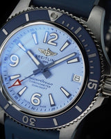 Breitling Superocean Automatic 36 A17316D81C1S1 Stainless Steel Blue Dial Ladies Watch