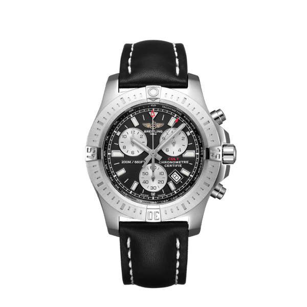 Breitling Colt Chronograph A73388111B1X1 Stainless Steel 44mm Volcano Black Dial