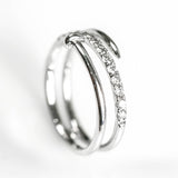 LWU Nail Design Diamond Ring in 18K White Gold – 3.04 TCW