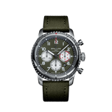 Breitling Aviator 8 B01 Chronograph 43 Curtiss Warhawk AB01192A1L1X1 Stainless Steel Military Green Dial