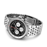 Breitling Navitimer B01 Chronograph 43 Stainless Steel Black Dial – Ref. AB0121211B1A1