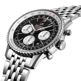 Breitling Navitimer B01 Chronograph 43 Stainless Steel Black Dial – Ref. AB0121211B1A1
