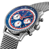 Breitling Navitimer B01 Chronograph 43 Pan Am Ref. AB01212B1C1A1 Stainless Steel Blue Dial