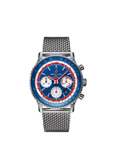 Breitling Navitimer B01 Chronograph 43 Pan Am Ref. AB01212B1C1A1 Stainless Steel Blue Dial