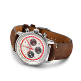 Breitling Navitimer B01 Chronograph 43 TWA Edition AB01219A1G1X1 Stainless Steel Silver Dial