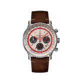 Breitling Navitimer B01 Chronograph 43 TWA Edition AB01219A1G1X1 Stainless Steel Silver Dial