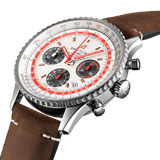 Breitling Navitimer B01 Chronograph 43 TWA Edition AB01219A1G1X1 Stainless Steel Silver Dial