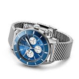 Breitling Superocean Heritage B01 Chronograph 44 Reference AB0162161C1A1 Stainless Steel Blue Dial