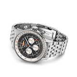 Breitling Navitimer B04 Chronograph GMT 48 AB0441211B1A1 Stainless Steel Black Dial