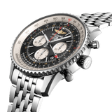 Breitling Navitimer B04 Chronograph GMT 48 AB0441211B1A1 Stainless Steel Black Dial