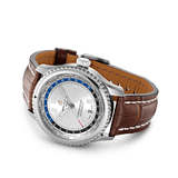 Breitling Aviator 8 B35 Automatic Unitime 43 Stainless Steel Silver Dial AB3521U01G1P1