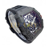 Richard Mille RM 35-02 Skeleton Automatic 48mm Stainless Steel Black Rubber Strap
