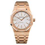 Audemars Piguet Royal Oak 15400OR.OO.1220OR.02 41mm 18k Rose Gold Silver Dial
