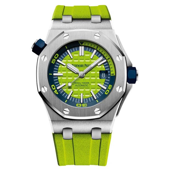 Audemars Piguet Royal Oak Offshore Diver 15710ST.OO.A038CA.01 Green Dial 42mm