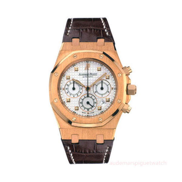 Audemars Piguet Royal Oak 26022OR.OO.D088CR.01 39mm Pink Gold White Dial