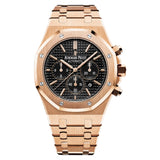 Audemars Piguet Royal Oak Chronograph 26320OR.OO.1220OR.01 – 41mm Rose Gold, Black Dial