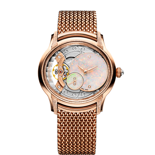 Audemars Piguet Millenary Frosted Gold 77244OR.GG.1272OR.01 39.5mm Rose Gold Opal Dial