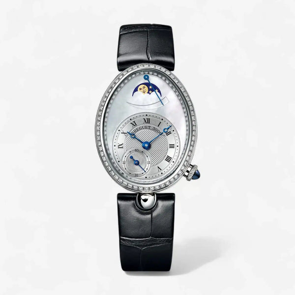 Breguet Reine de Naples 8908BB52964D00D3L 18K White Gold Mother-of-Pearl Dial Automatic Watch