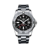 Breitling Avenger II GMT A32390111B1A1 Stainless Steel 43mm Volcano Black Dial