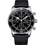 Breitling Superocean Heritage II Chronograph A13313121B1S1 44mm Stainless Steel Black Rubber Strap