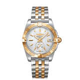 Breitling Galactic 36 Automatic C37330121A1C1 Stainless Steel and 18k Rose Gold with White Mother-of-Pearl Dial