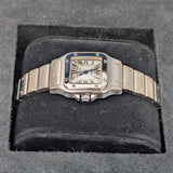 Cartier Santos Galbée Steel Automatic Watch Ref. 2423 24mm Silver Dial