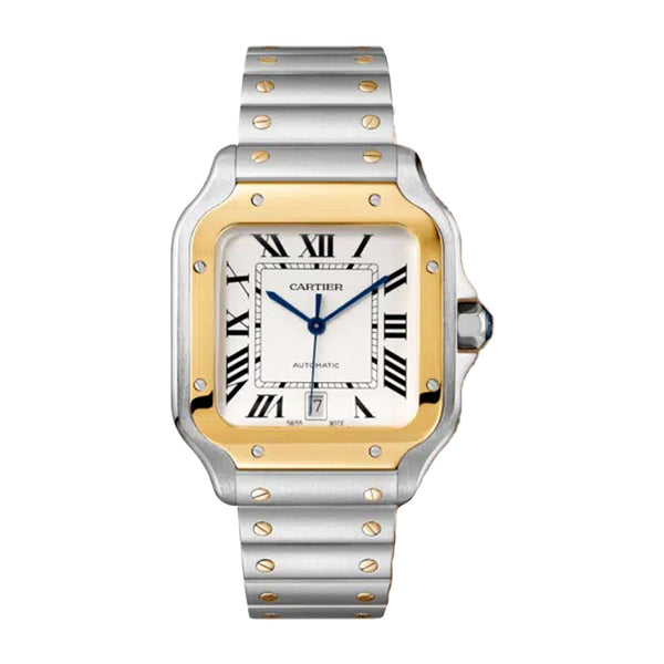 Cartier Santos De Cartier W2SA0006 Steel & 18K Yellow Gold 39.8mm