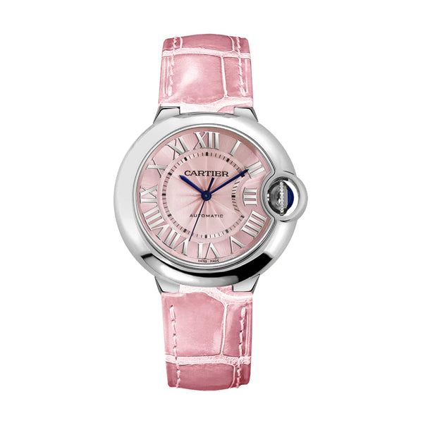 Cartier Ballon Bleu WSBB0007 36mm Stainless Steel Pink Dial