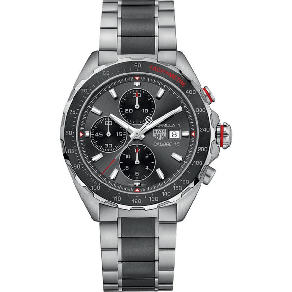 Tag Heuer Formula 1 CAZ2012.BA0970 44mm Automatic Chronograph Grey Dial Two-Tone Bracelet Watch
