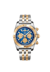 Breitling Chronomat 44 CB0110121C1C1 Stainless Steel and 18k Rose Gold Metallica Blue Dial