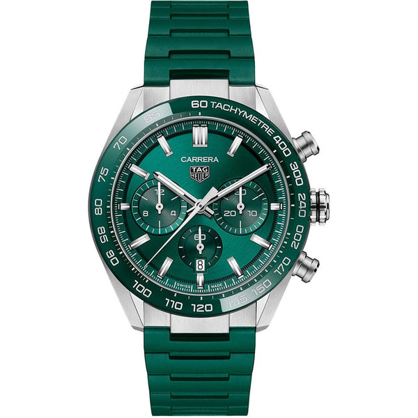 Tag Heuer Carrera Chronograph Automatic Chronometer CBN2A1N.FT6238 44mm Green Dial