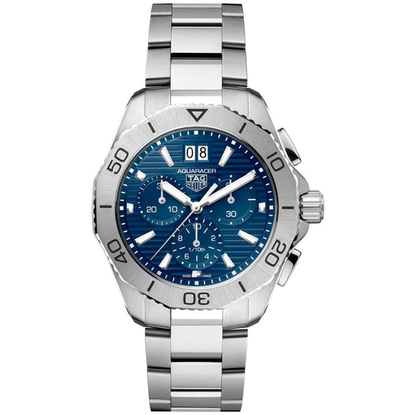Tag Heuer Aquaracer Professional 200 Chronograph CBP1113.BA0627 40mm Steel Bracelet Blue Dial