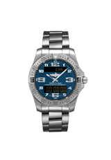 Breitling Aerospace Evo E79363101C1E1 43mm DLC-Coated Titanium Mariner Blue Dial