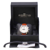 Fortis B-42 Chronograph 635.10.12 K Beige Dial 42mm Stainless Steel Watch