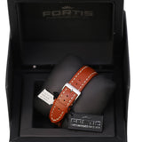 Fortis B-42 Chronograph 635.10.12 K Beige Dial 42mm Stainless Steel Watch