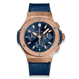 Hublot Big Bang 301.PX.7180.LR 44mm Rose Gold Chronograph Blue Dial Watch