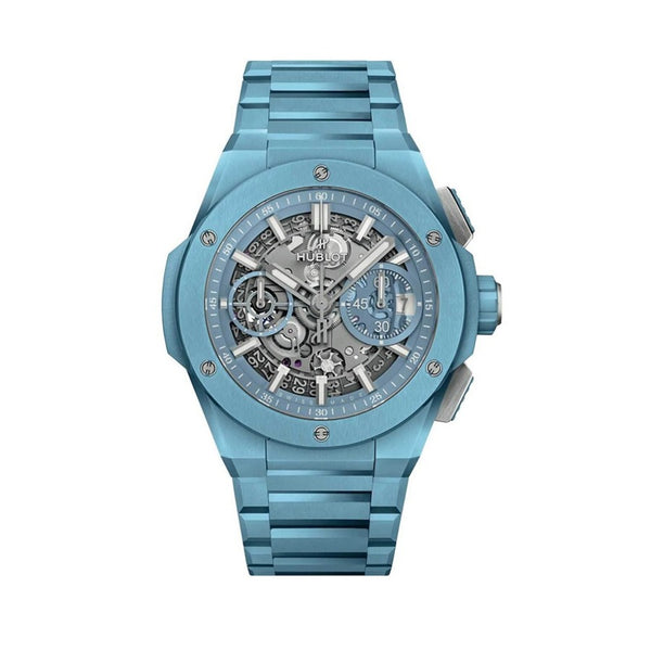 Hublot Big Bang Integral Sky 42mm Blue Ceramic Chronograph Watch 451.EX.5120.EX