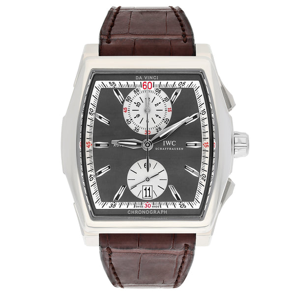 IWC Da Vinci Chronograph IW3764-01 43mm White Gold Gray Dial