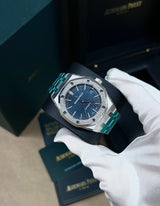 Audemars Piguet Royal Oak 15451ST.ZZ.1256ST.03 Automatic Blue Dial 37mm Watch