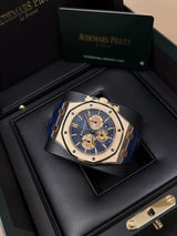 Audemars Piguet Royal Oak Chronograph 26331OR.OO.D315CR.01 Blue Dial Rose Gold 41mm