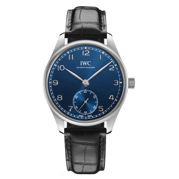 IWC Portugieser IW358305 Stainless Steel 40mm Blue Dial Watch